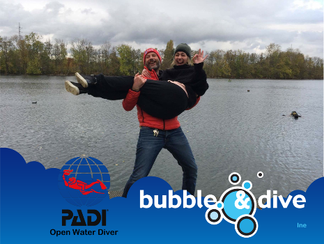 Proficiat Ine met het behalen van je PADI Open Water Diver brevet in onze duikschool